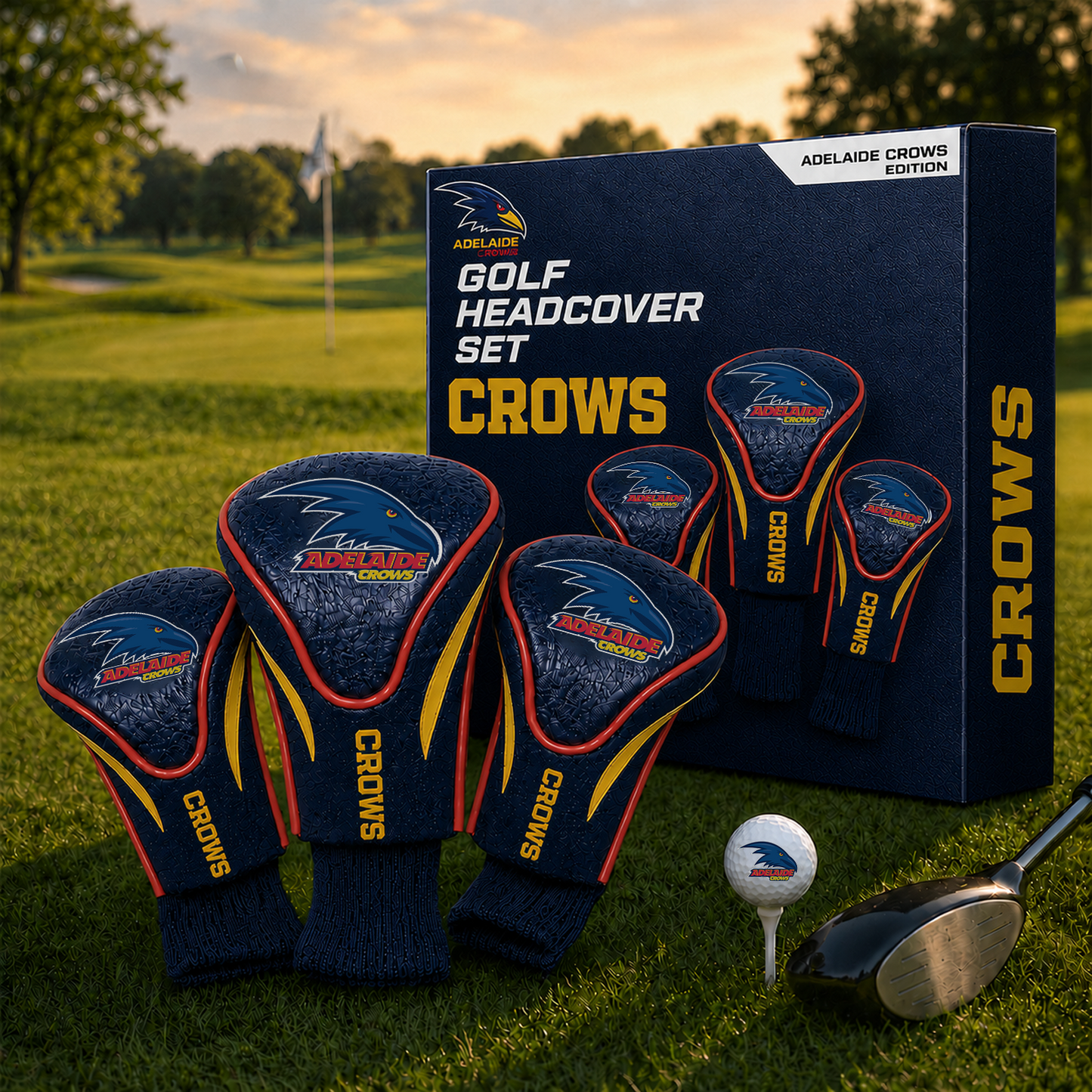 ADEL Team Golf AFL 3-Pack Contour Sock Headcovers