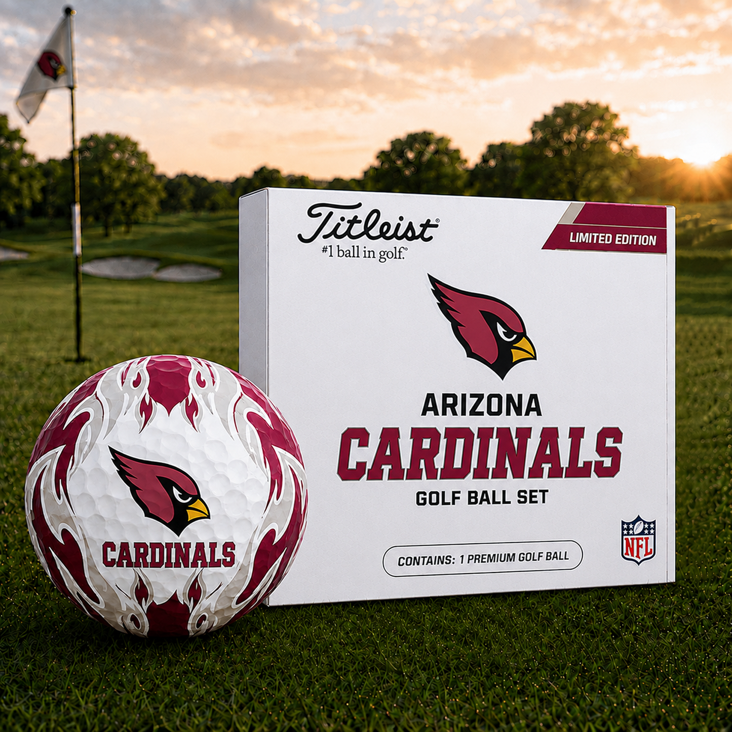 ARI x NFL Inspired Golf Ball Set Premium Golf Balls V3