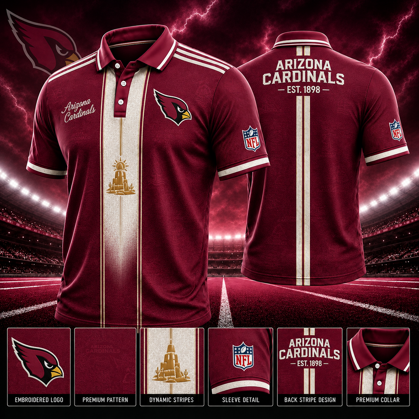 ARI x NFL Polo Shirt Limited Edition
