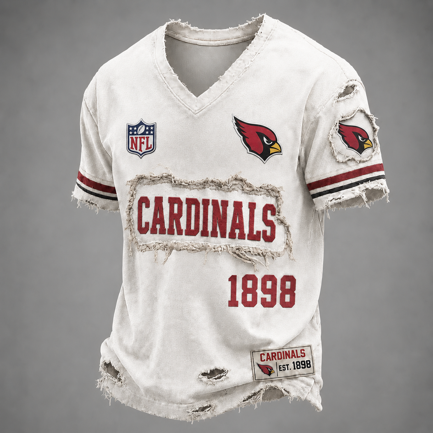 ARI x NFL LUXURY V-Neck T-Shirt 3005 DatND DVT