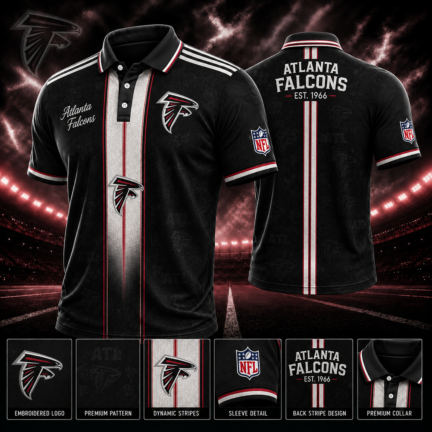 ATL x NFL Polo Shirt Limited Edition