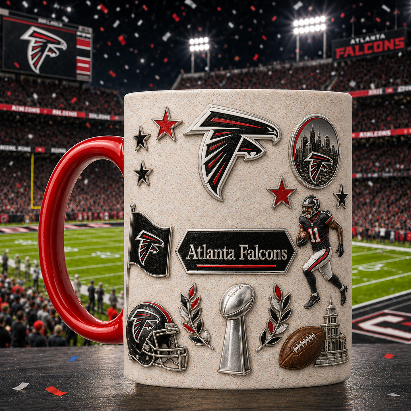 ATL x NFL Premium Fan Pride Mug