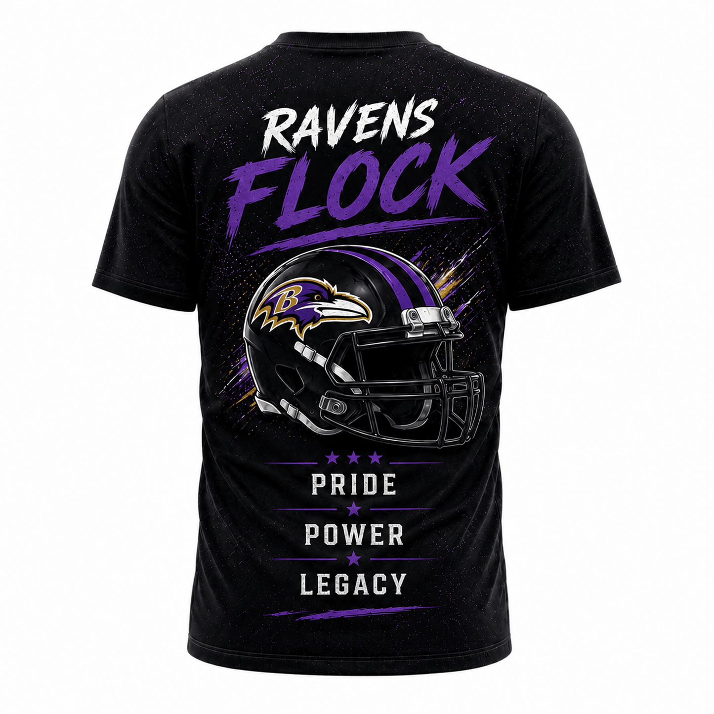 BAL x NFL Premium Skyline Pride Football T-Shirt