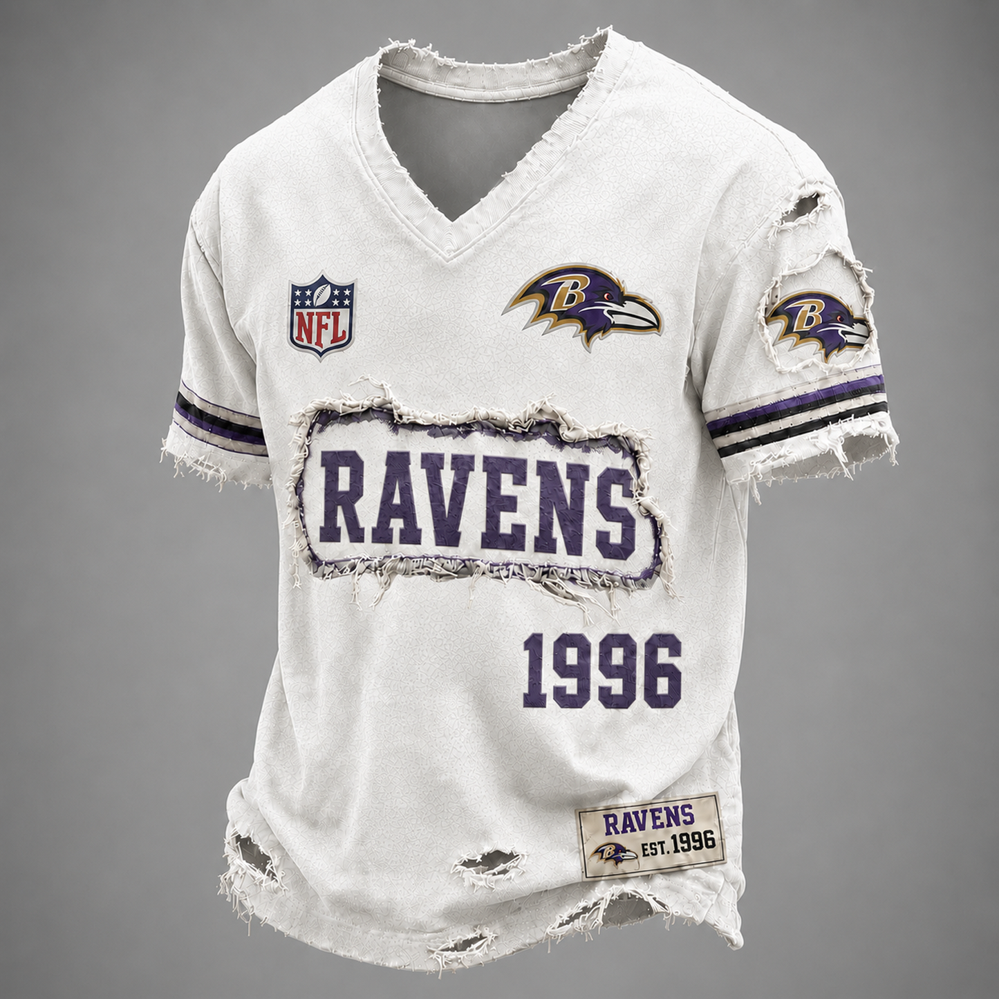 BAL x NFL LUXURY V-Neck T-Shirt 3005 DatND DVT
