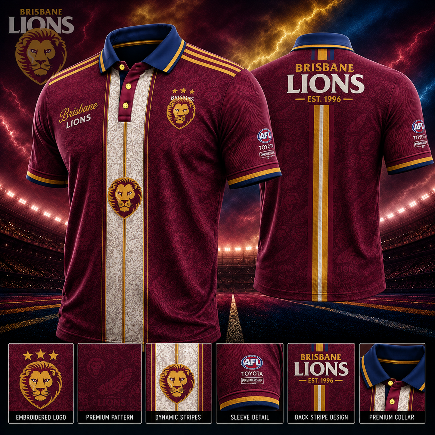 BRI x AFL Polo Shirt Limited Edition