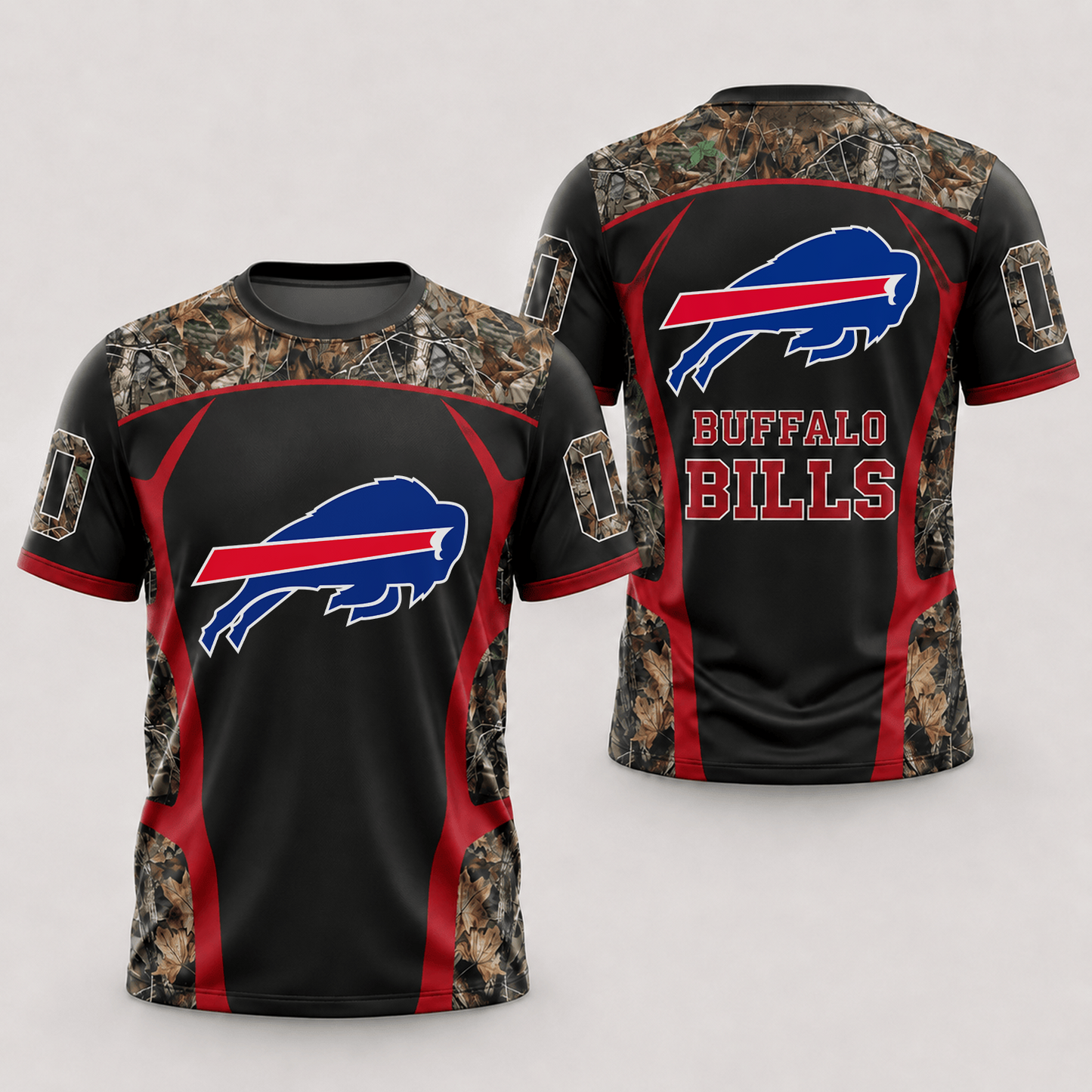 BUF x NFL Hunting Camo 3D Shirt