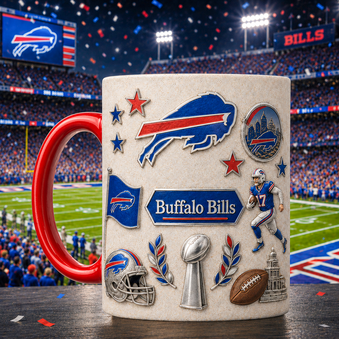 BUF x NFL Premium Fan Pride Mug