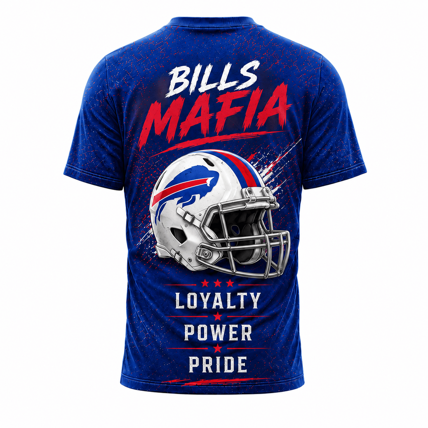 BUF x NFL Premium Skyline Pride Football T-Shirt