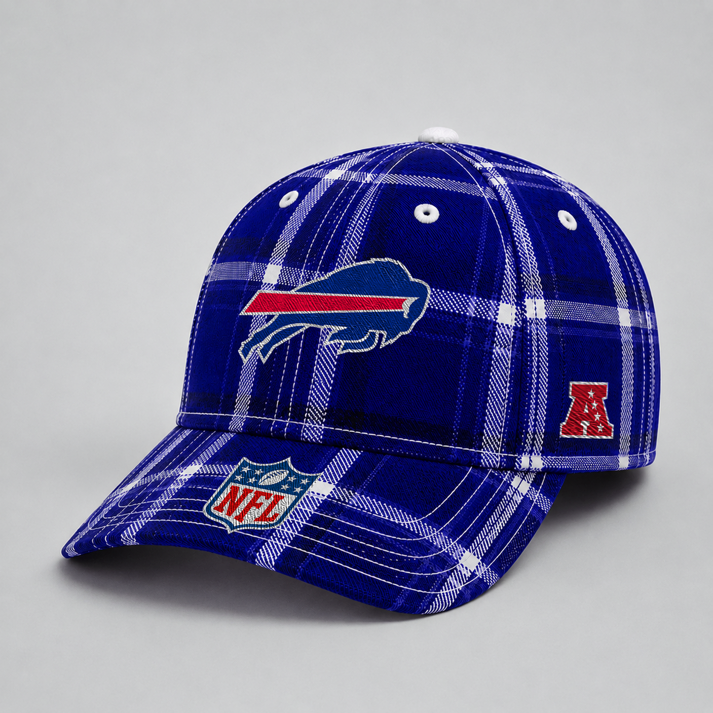 BUF x NFL Premium Varsity Plaid Cap