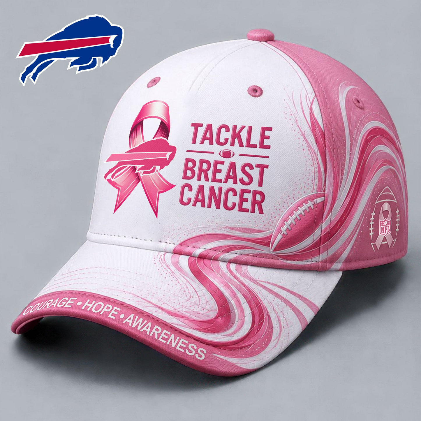 BUF x NFL Tackle Breast Cancer Cap