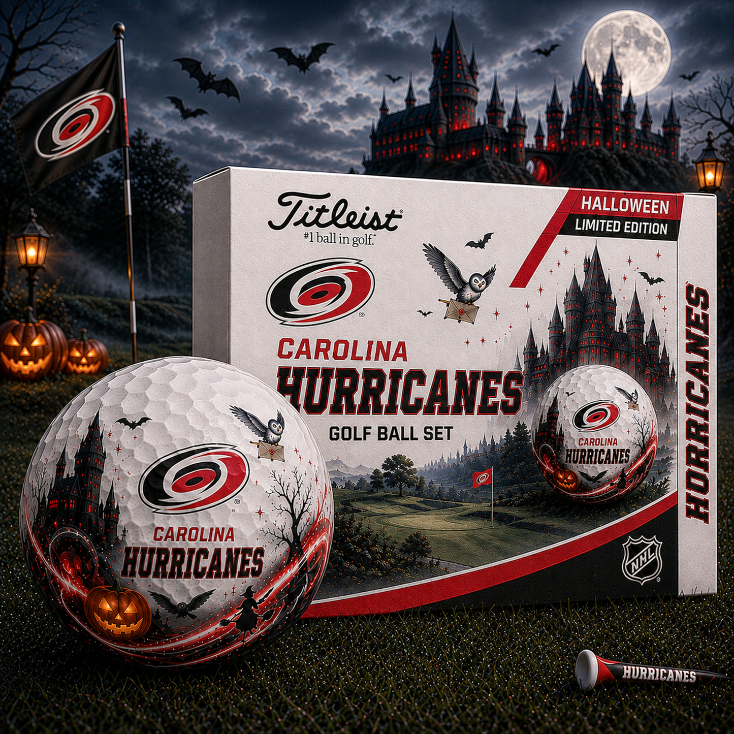 CAR x NHL Halloween Edition Golf Ball Set Premium Golf Balls