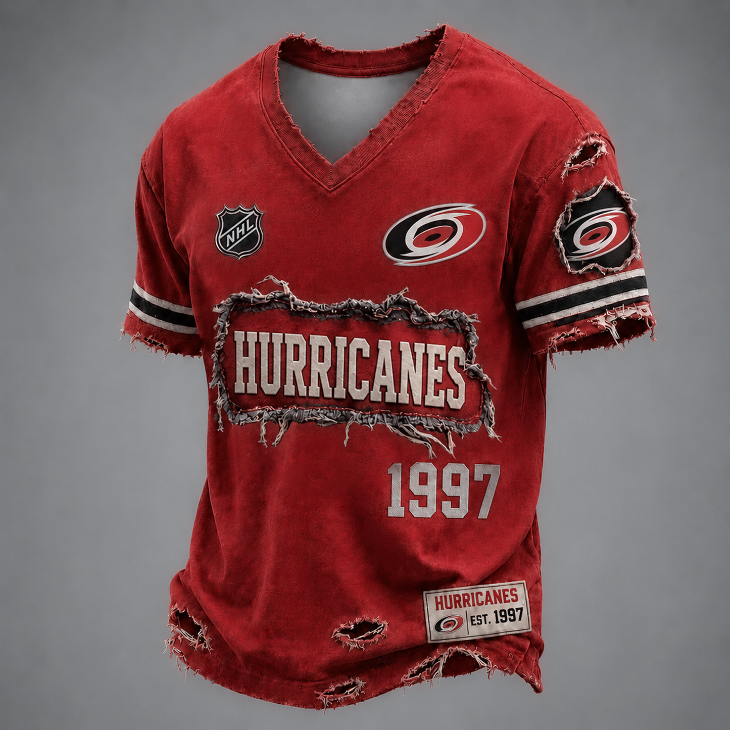 CAR x NHL LUXURY V-Neck T-Shirt 2705 DatND DVT