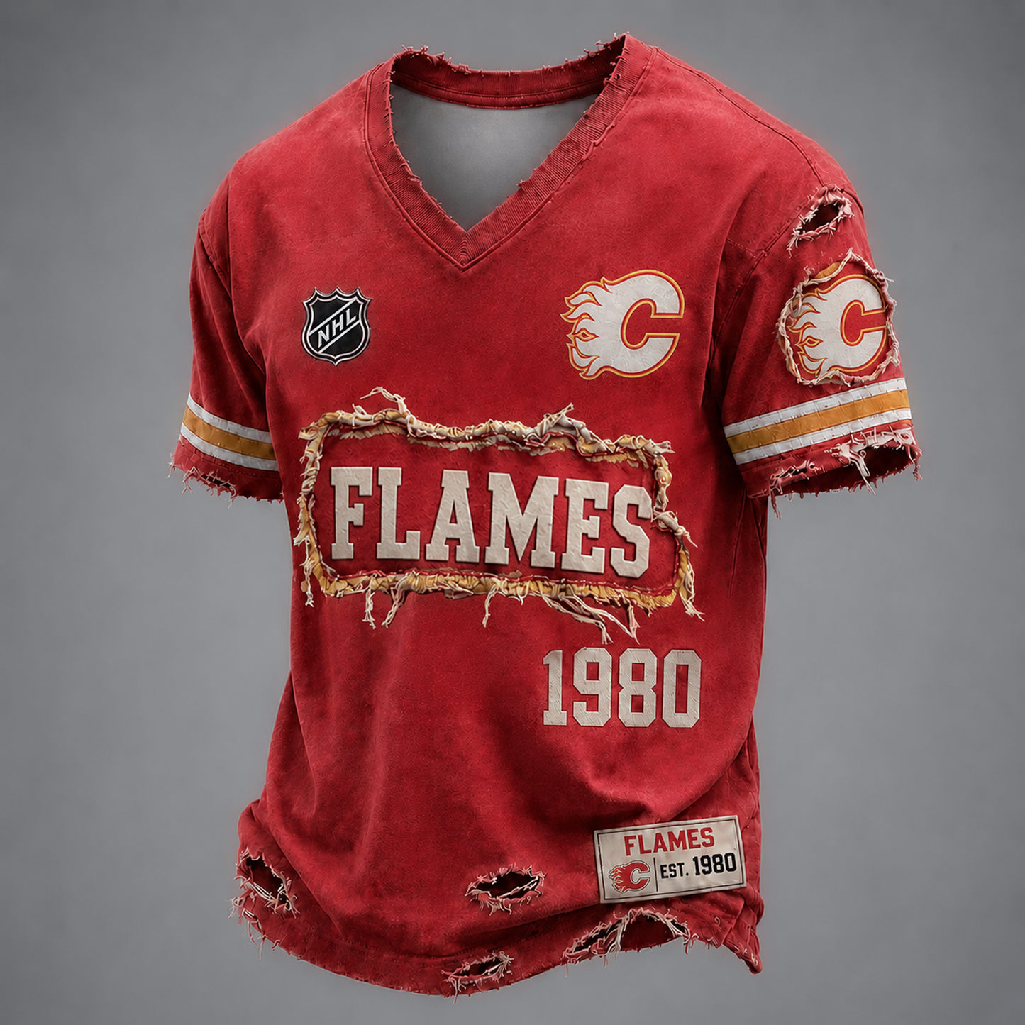 CGY x NHL LUXURY V-Neck T-Shirt 2705 DatND DVT