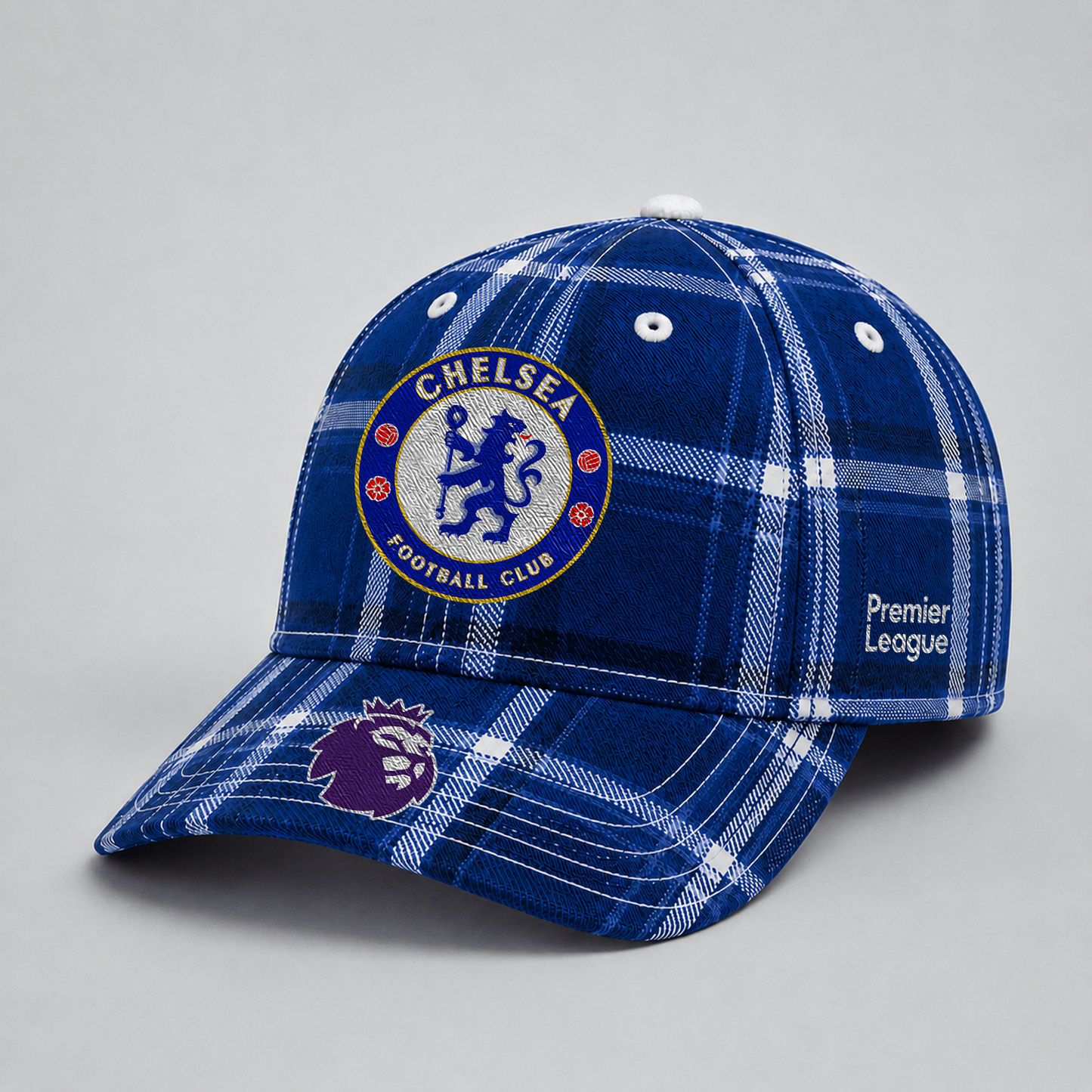 CHE x EPL Premium Varsity Plaid Cap
