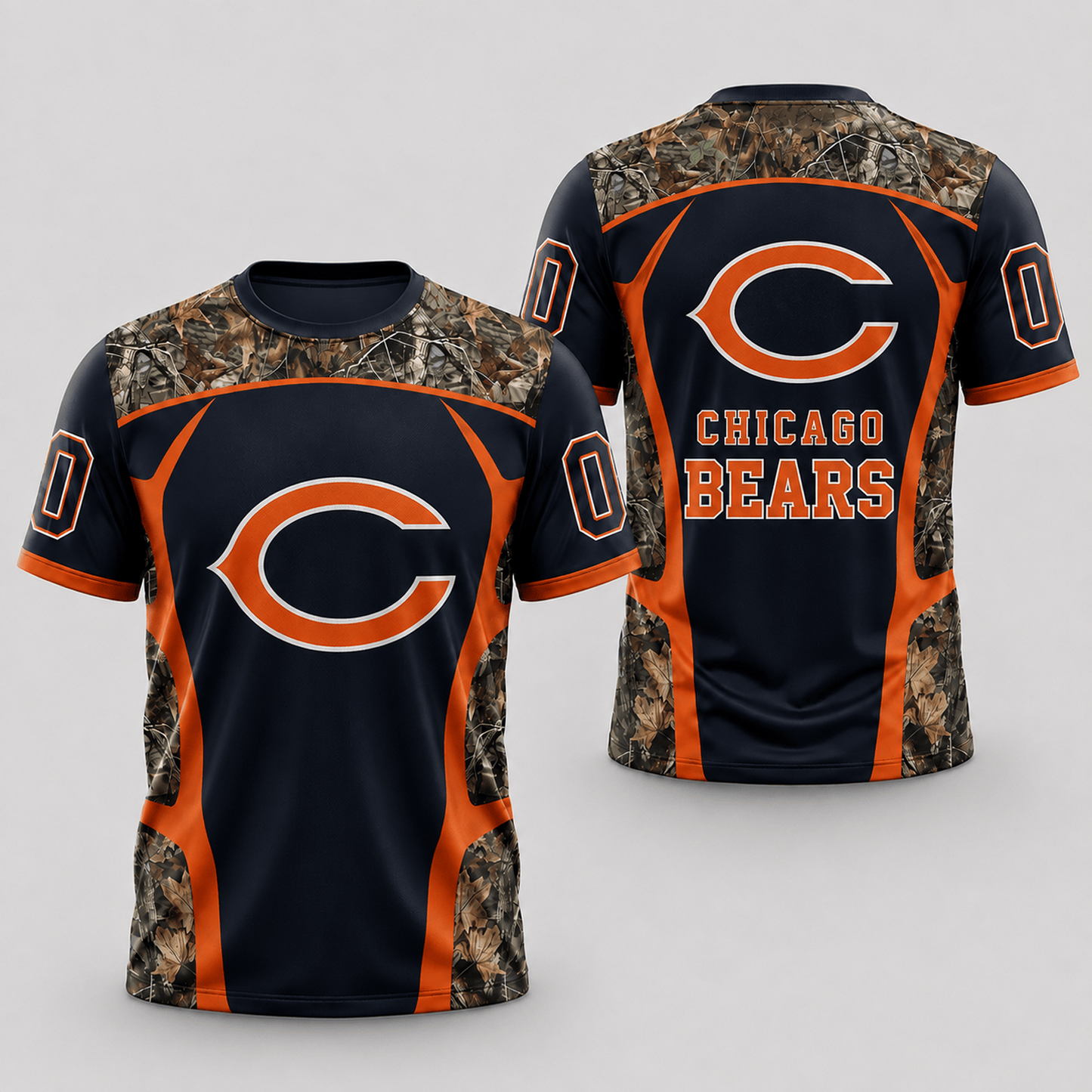 CHI x NFL Hunting Camo 3D Shirt