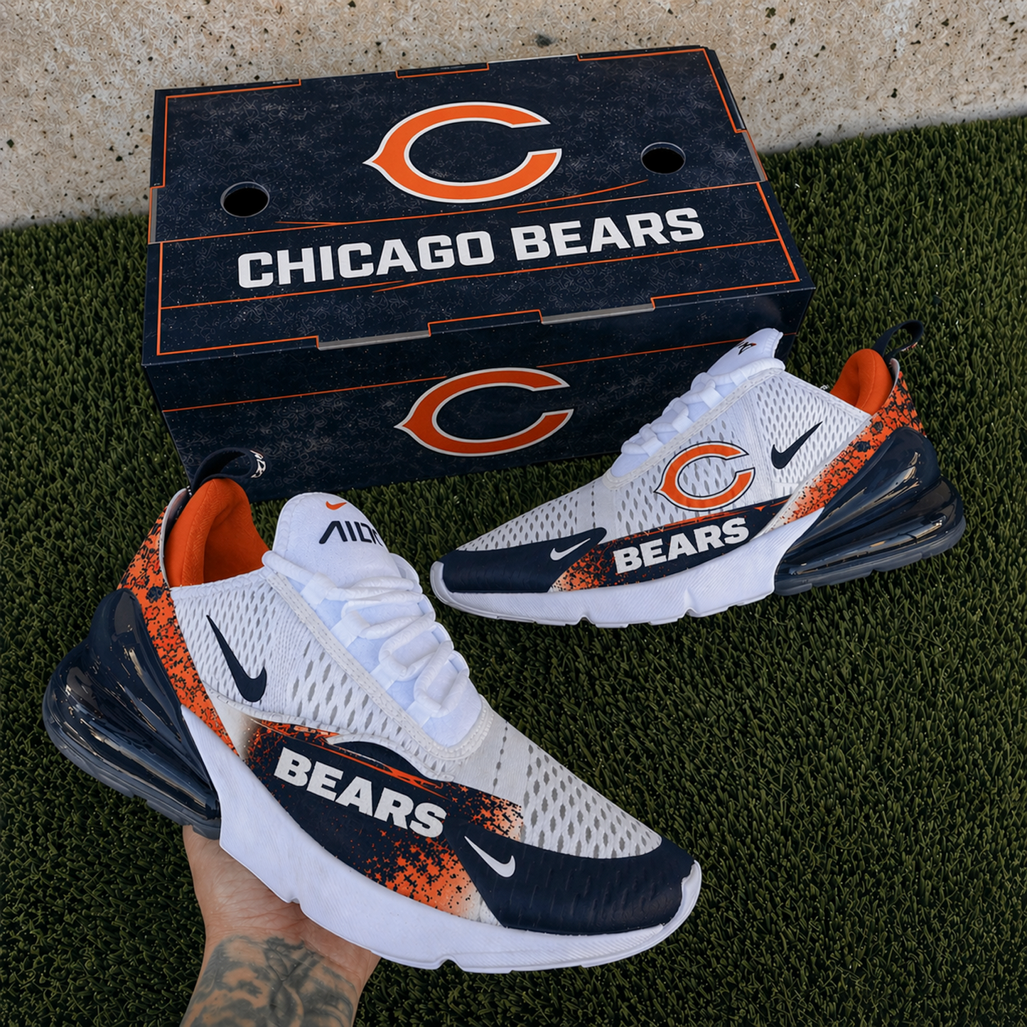 CHI x NFL Nike Air Max 270 Shoes