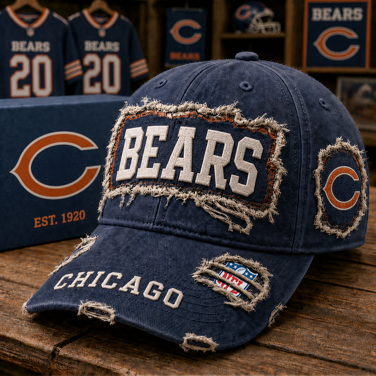 CHI x NFL Premium Patch Cap