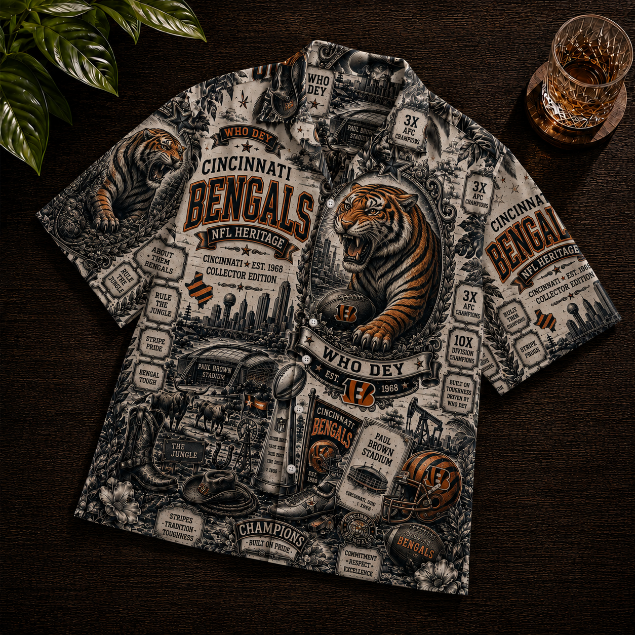 CIN x NFL Premium Chemise Shirt