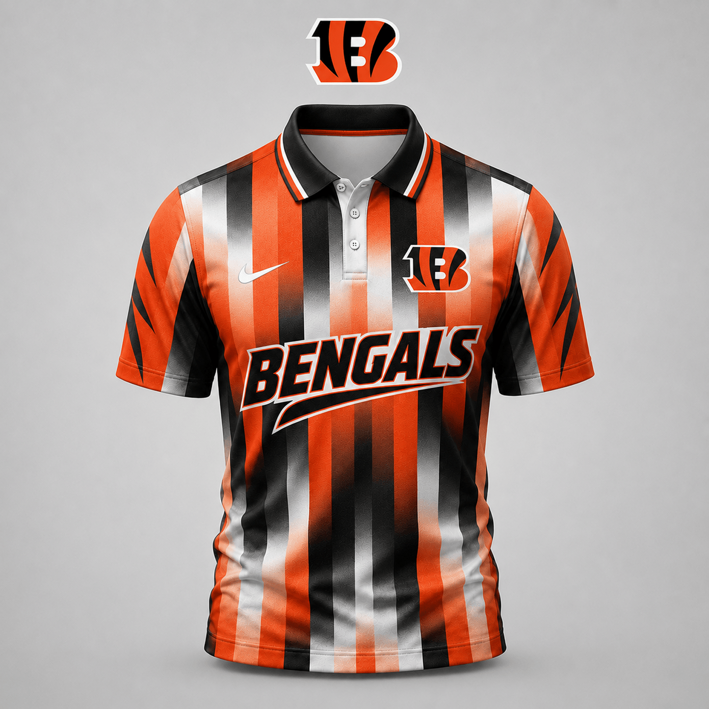 CIN x NFL Premium Team Polo Shirt For Men Football
