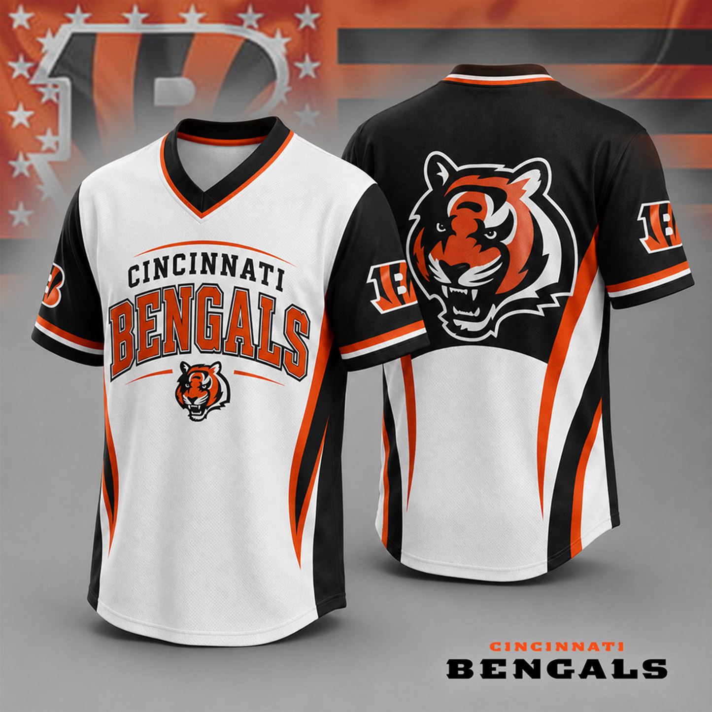 CIN x NFL Team Spirit V-Neck Jersey