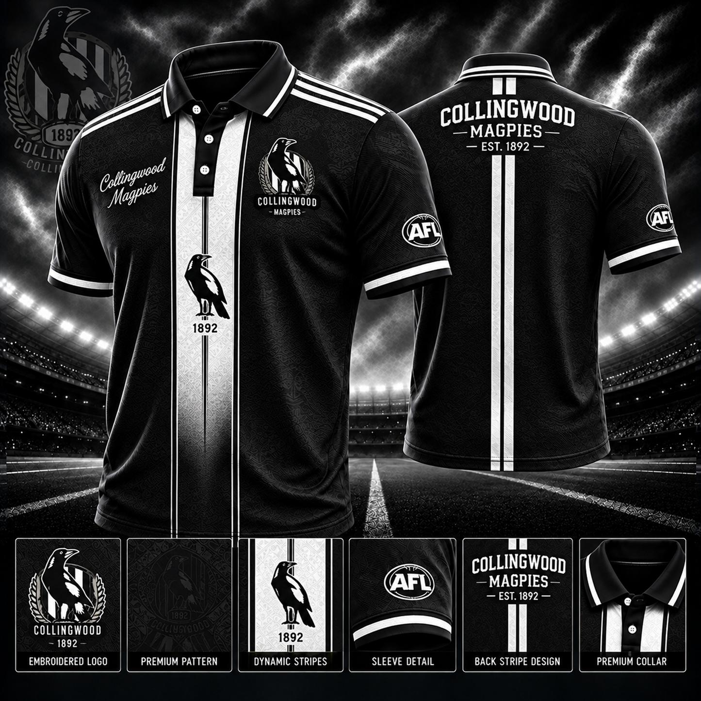 COL x AFL Polo Shirt Limited Edition