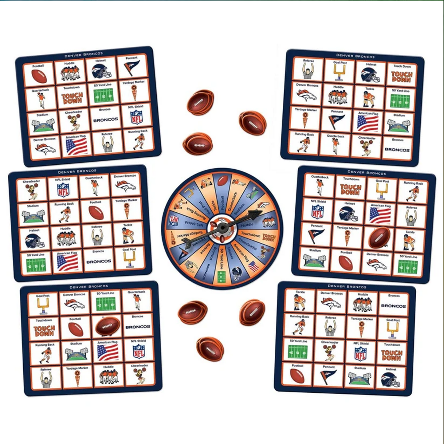 DEN x NFL Bingo Game