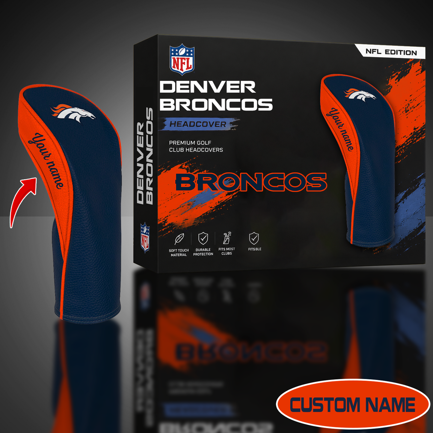 DEN x NFL WinCraft Golf Club Fairway Headcover