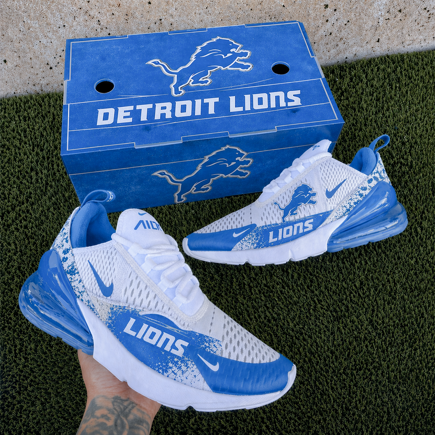 DET x NFL Nike Air Max 270 Shoes