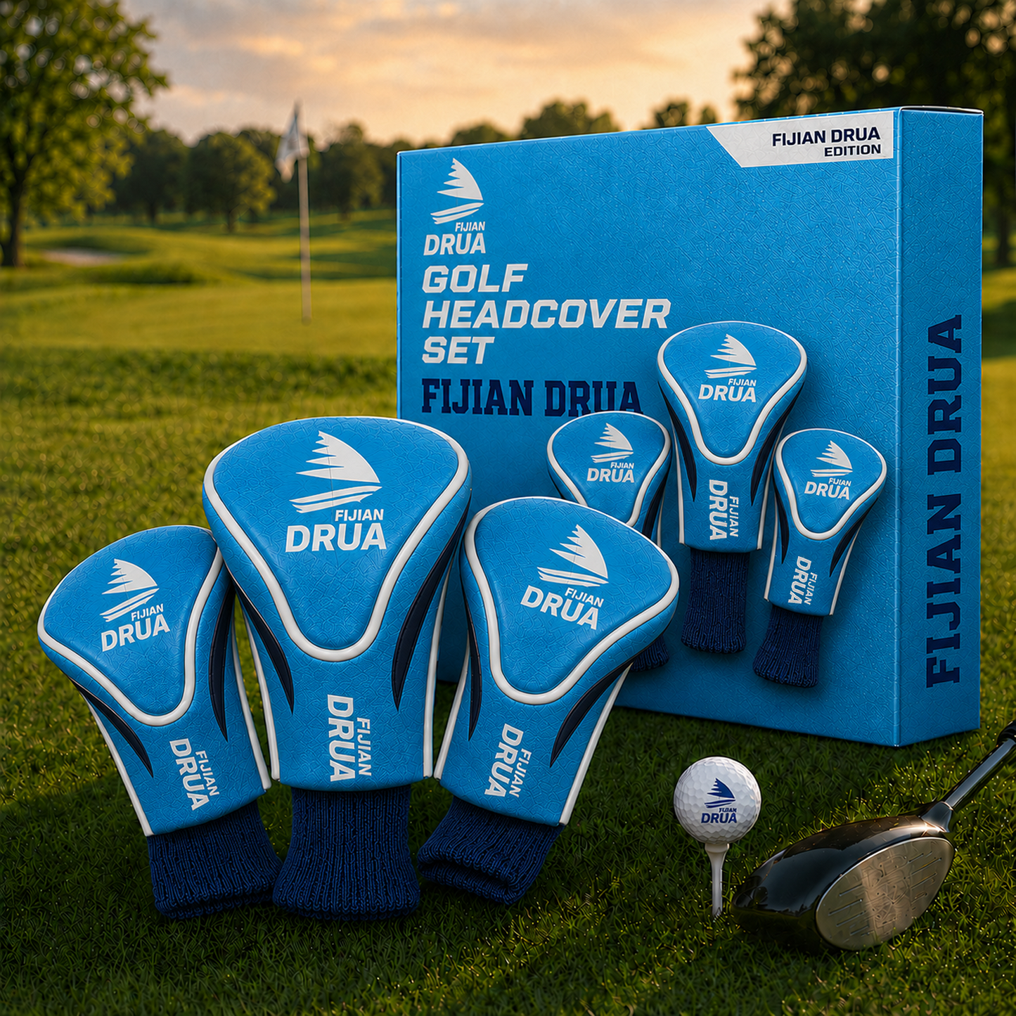DRU Team Golf SRP 3-Pack Contour Sock Headcovers