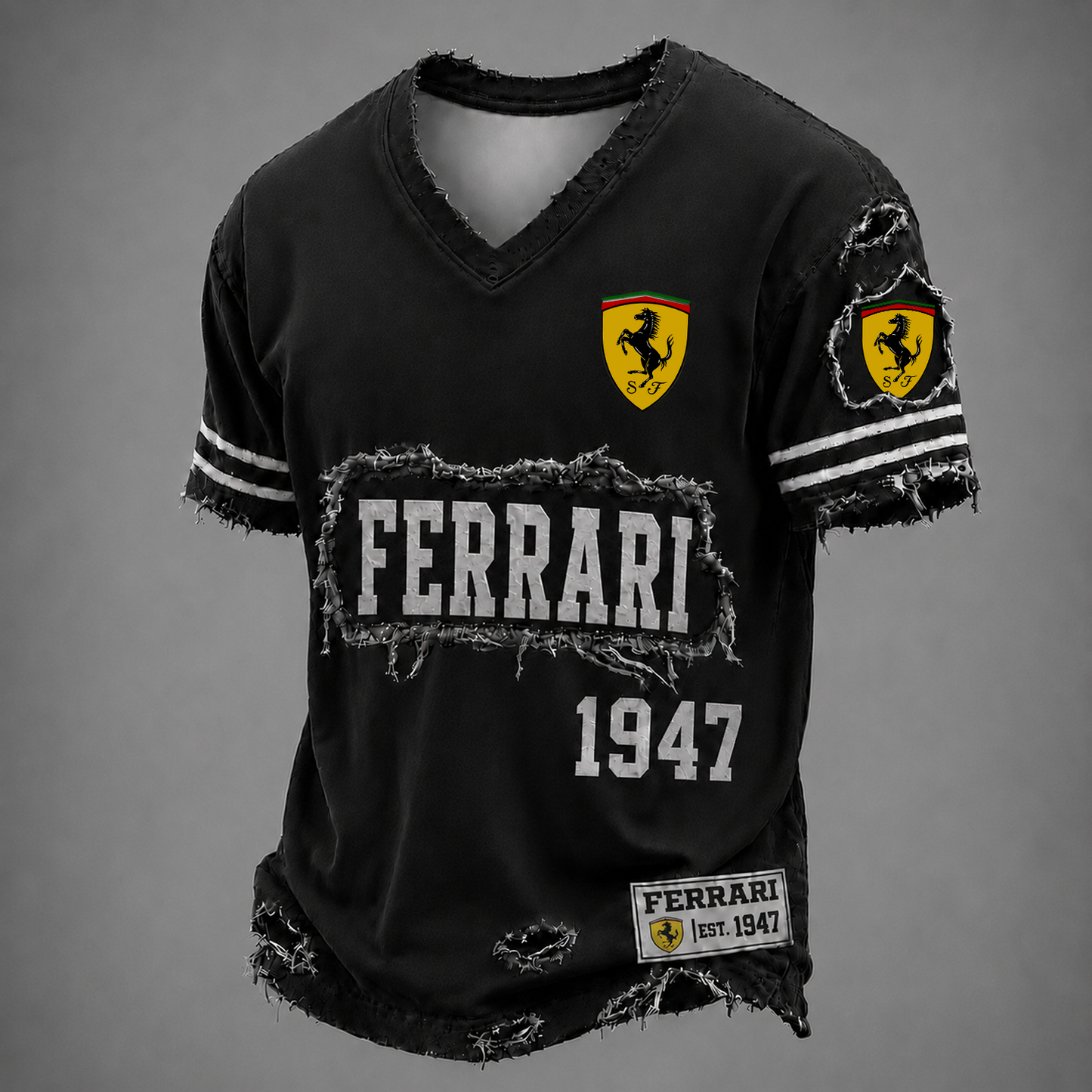 FER Premium LUXURY V-Neck T-Shirt DatND DVT