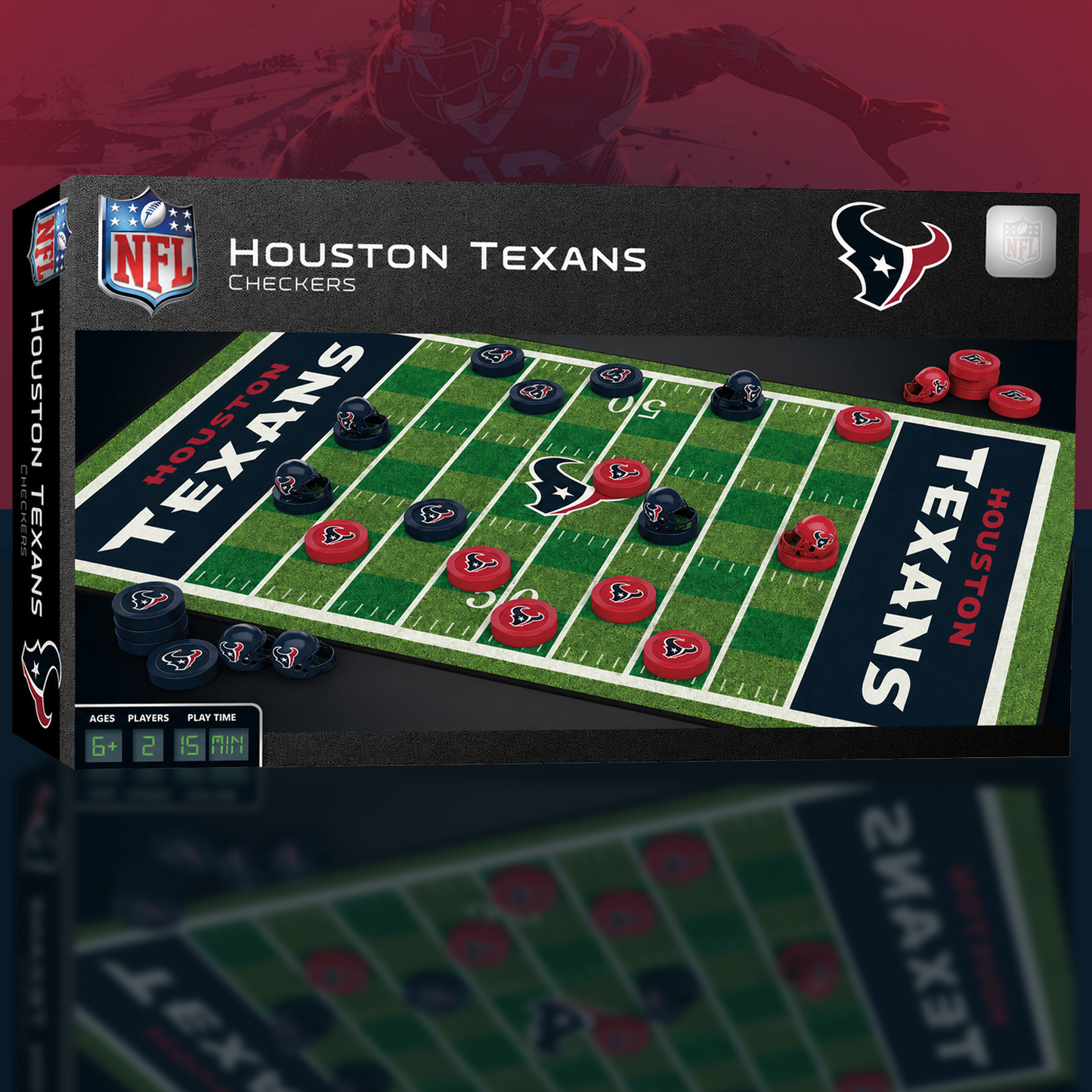 HOU x NFL Premium Checkers Game