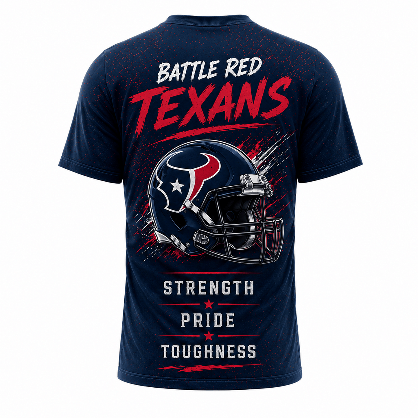 HOU x NFL Premium Skyline Pride Football T-Shirt