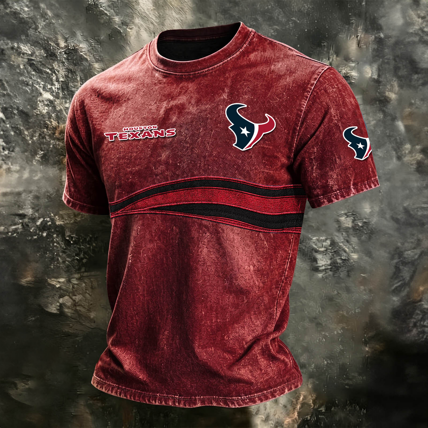 HOU x NFL Washed Cotton Retro Men's T-shirt