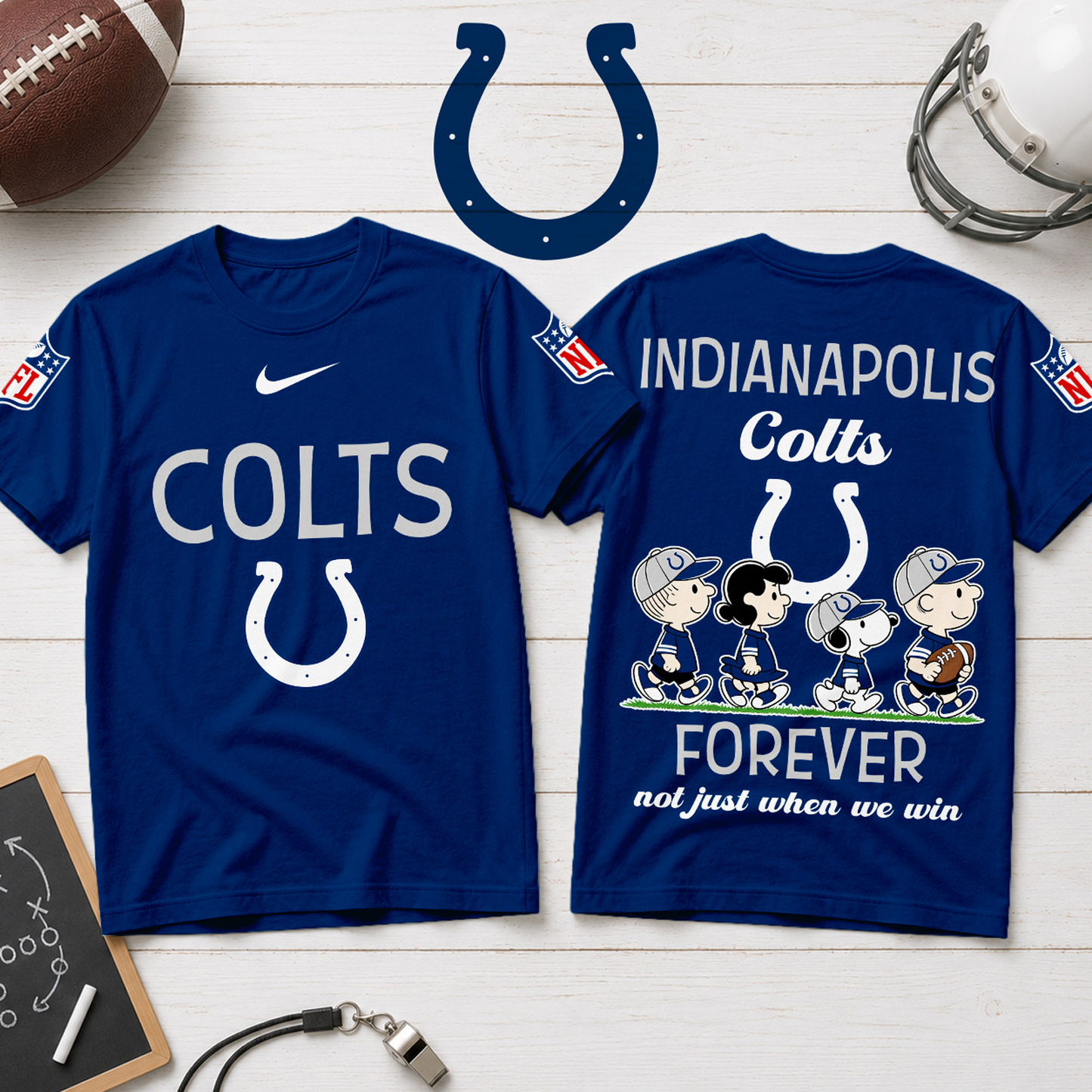 IND x NFL Forever ƒ?? Peanuts Football Fan 3D Shirt 2007