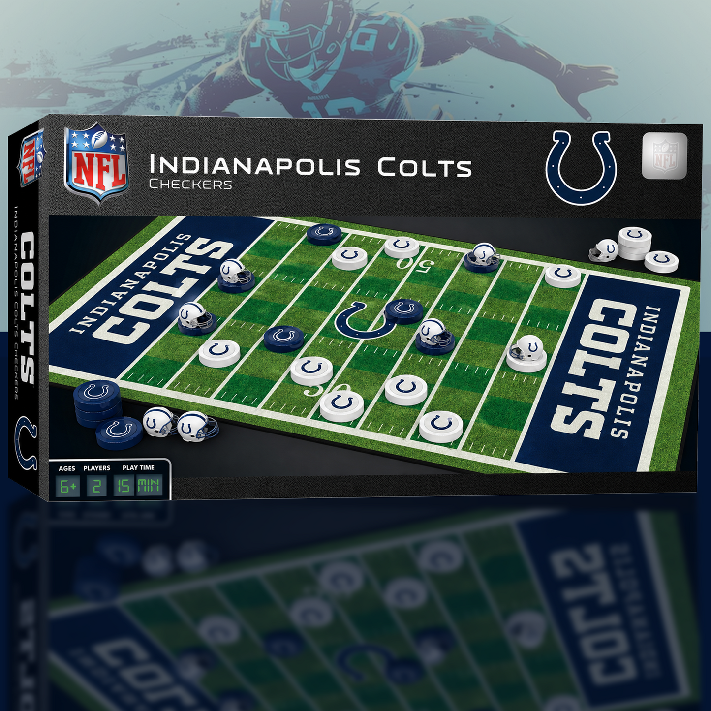 IND x NFL Premium Checkers Game