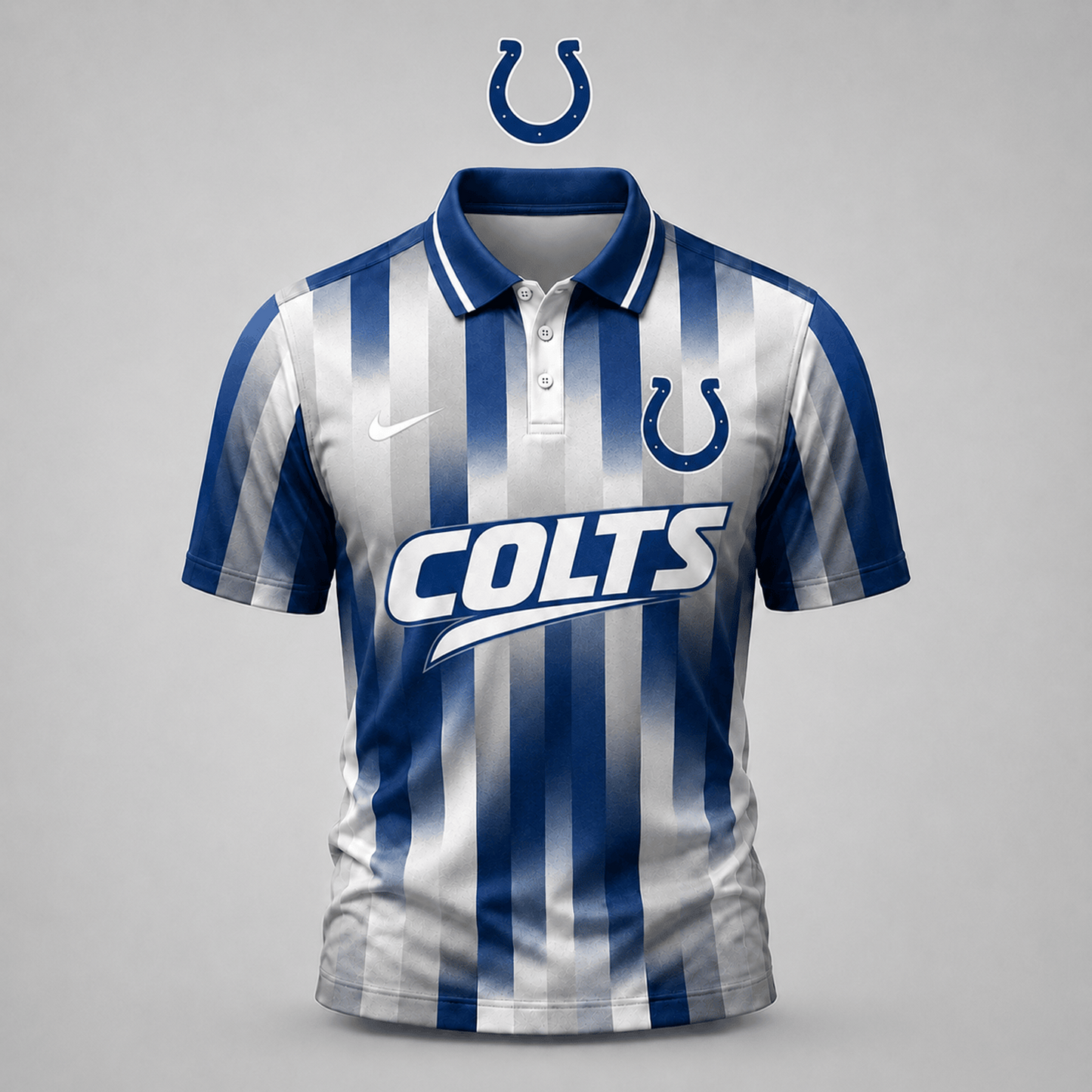 IND x NFL Premium Team Polo Shirt For Men Football