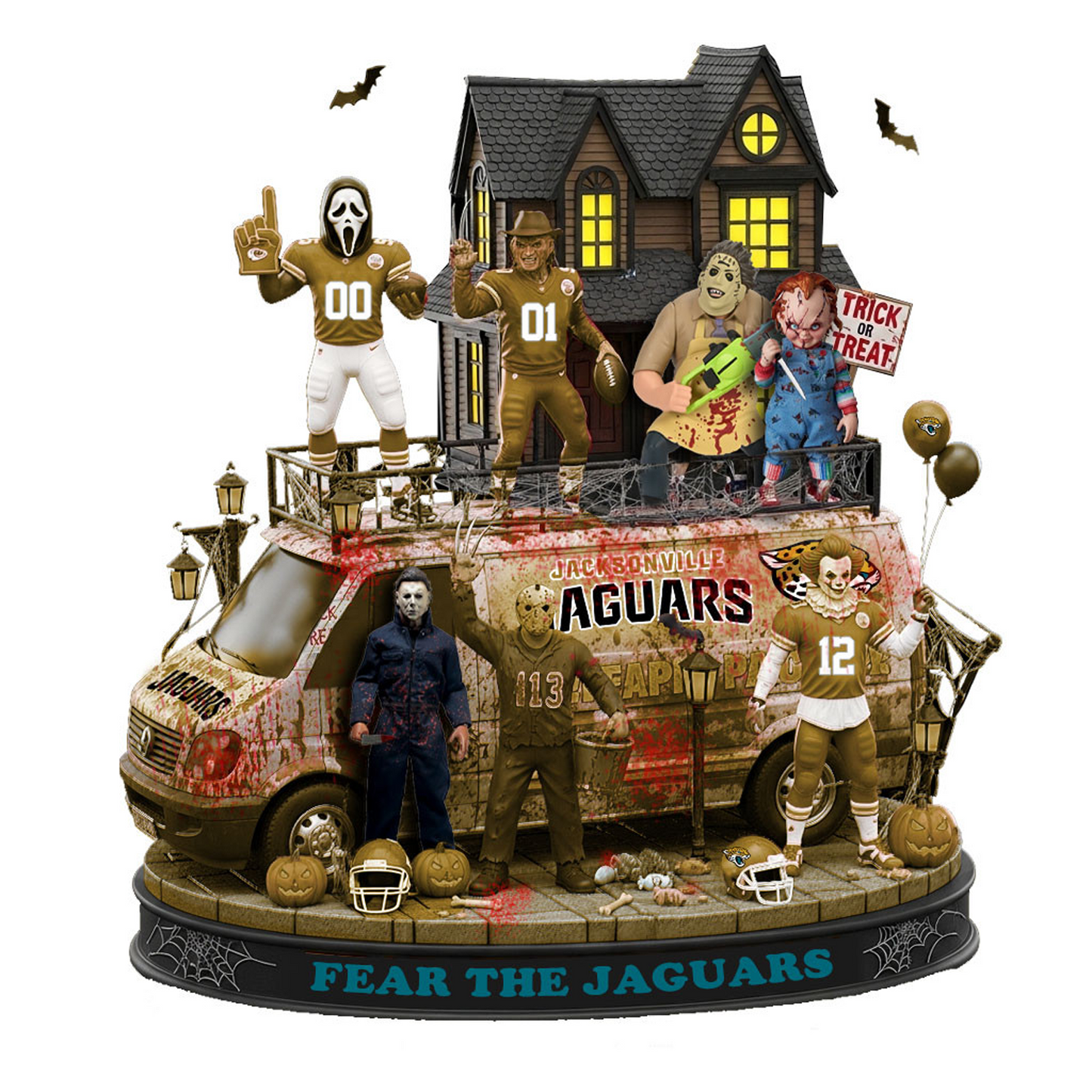 JAC x NFL Halloween Acrylic Plaque