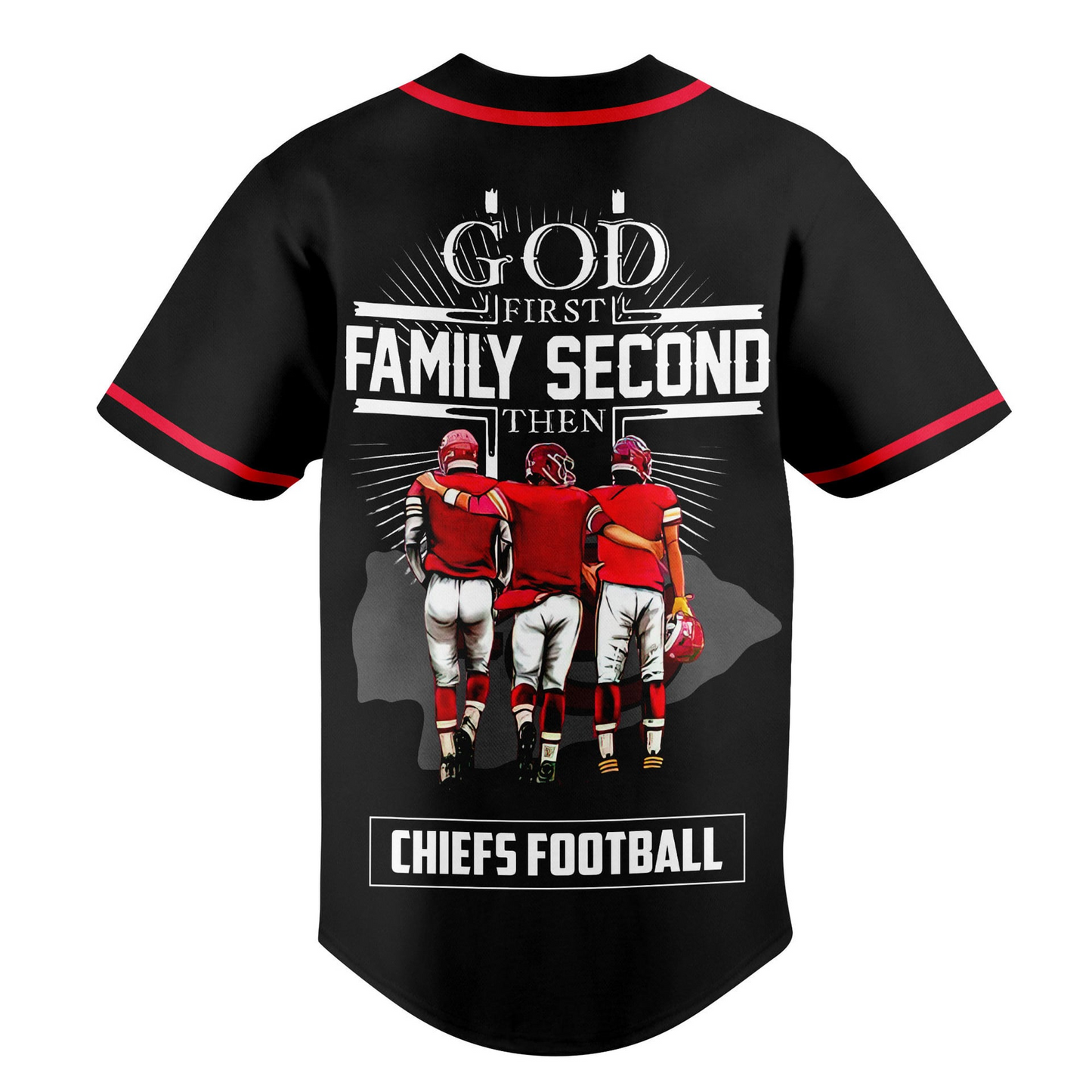 KC x NFL God First, Family Second ƒ?? Faith & Brotherhood Football Jersey