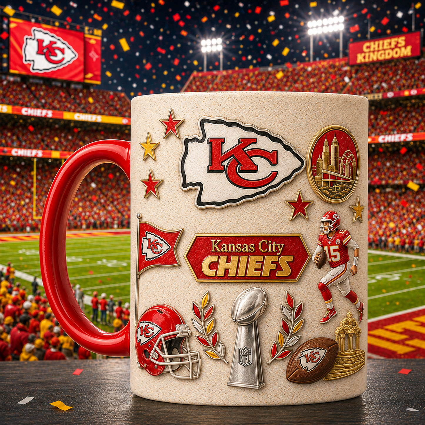 KC x NFL Premium Fan Pride Mug