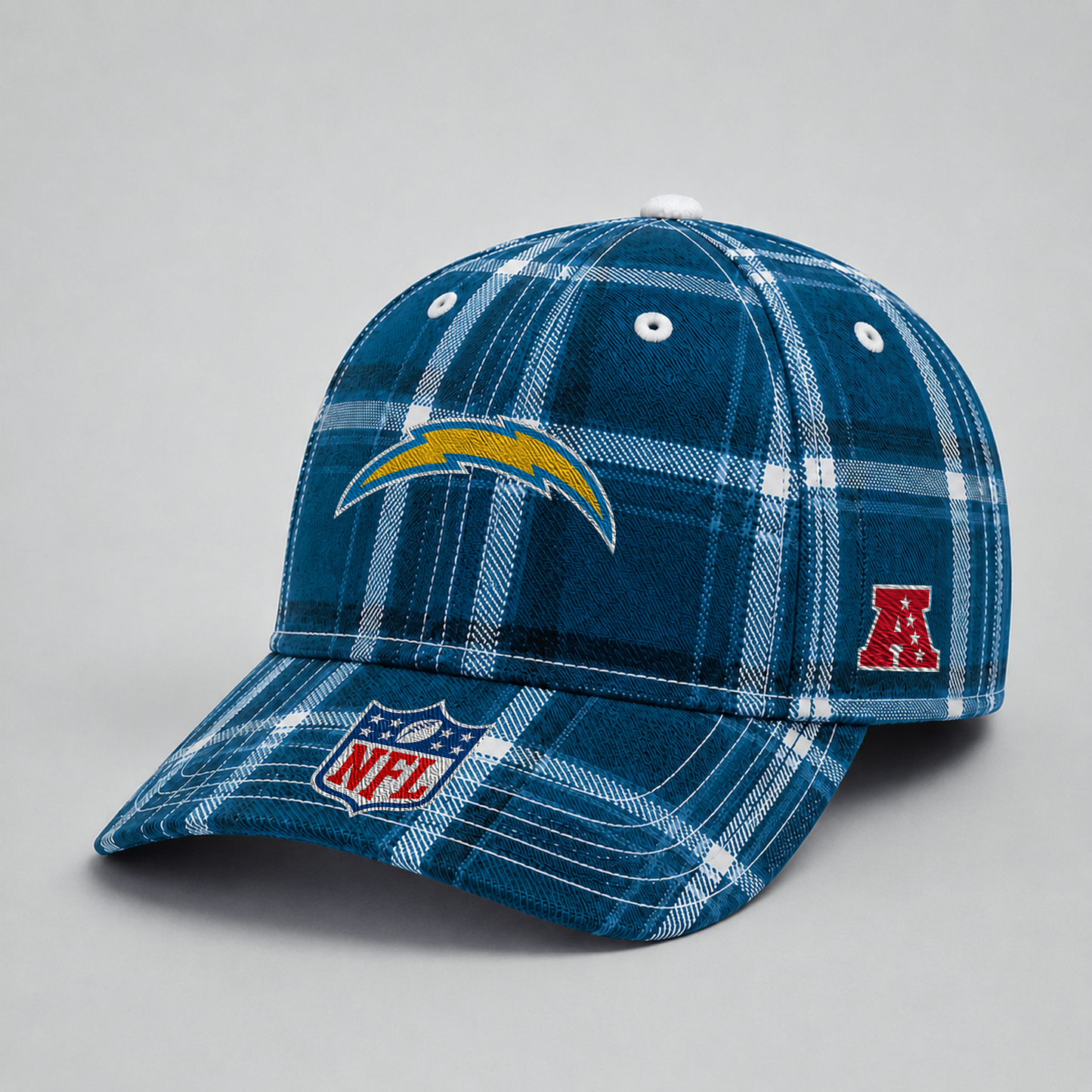 LAC x NFL Premium Varsity Plaid Cap
