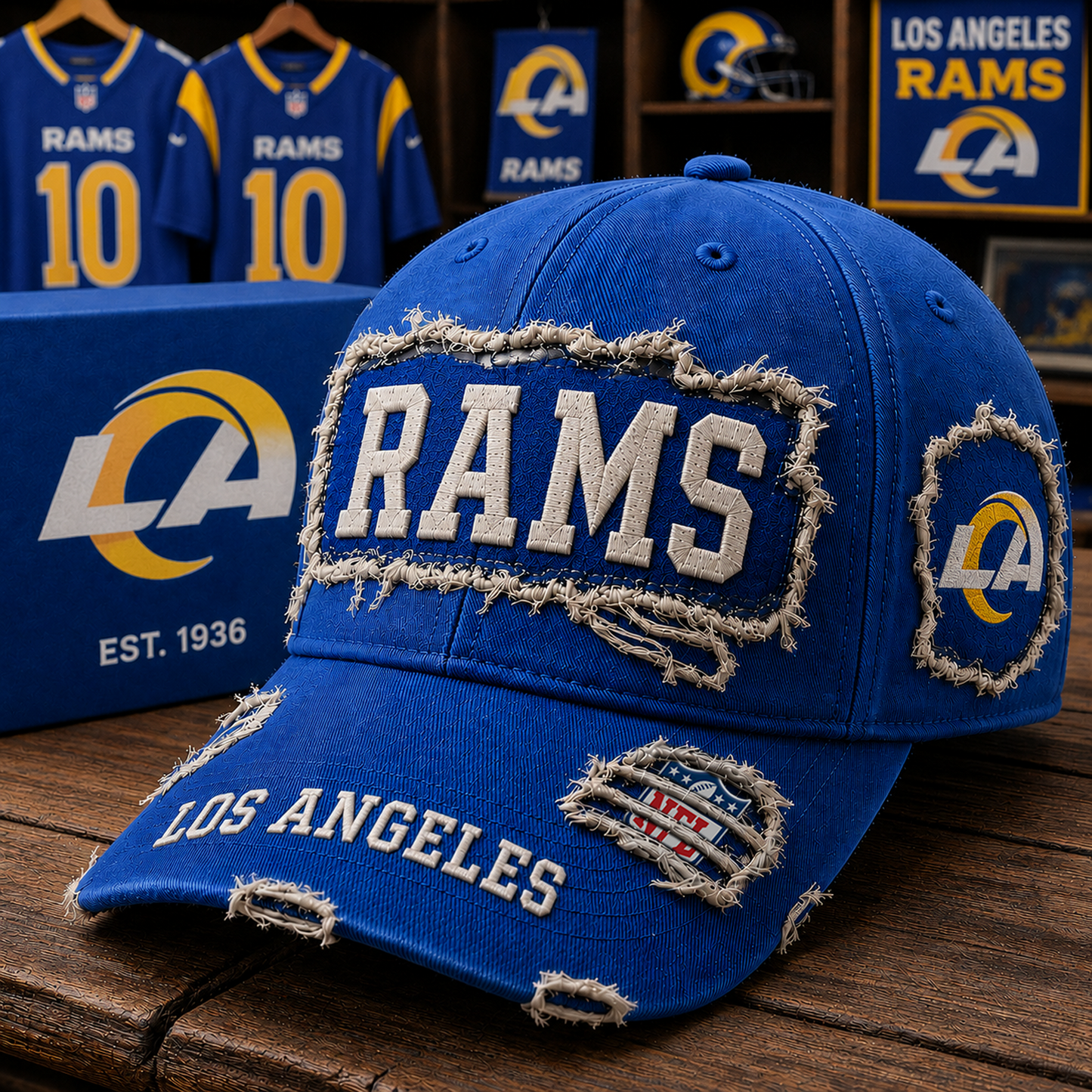 LAR x NFL Premium Patch Cap