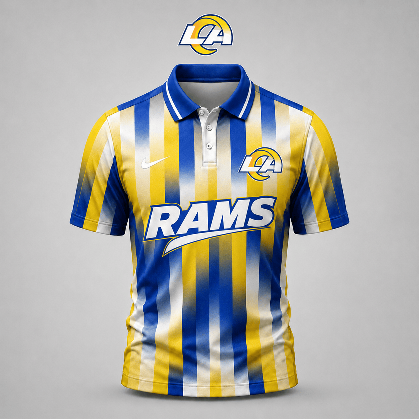 LAR x NFL Premium Team Polo Shirt For Men Football