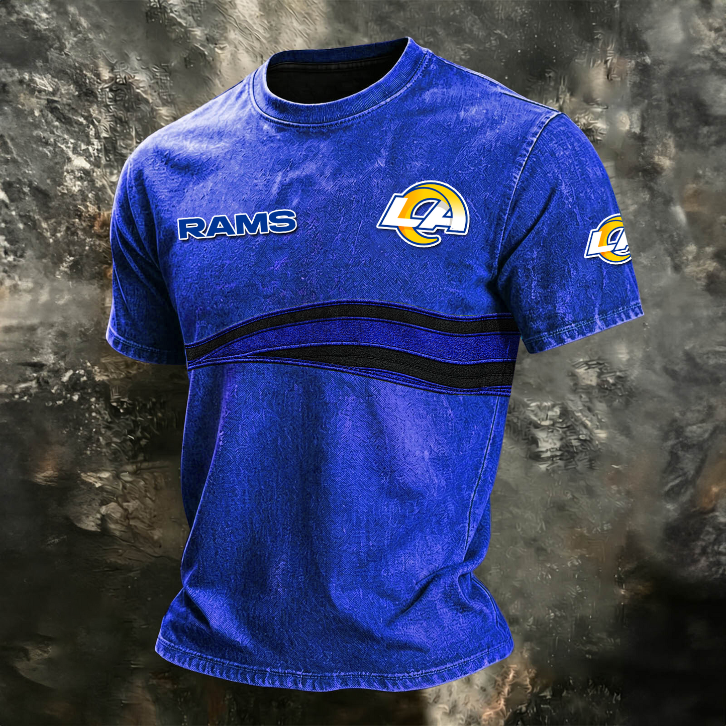 LAR x NFL Washed Cotton Retro Men's T-shirt