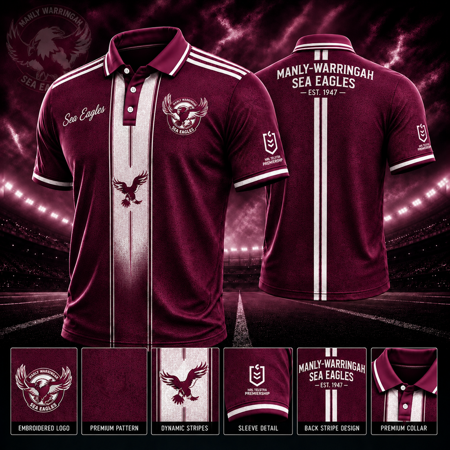 MAN x NRL Polo Shirt Limited Edition