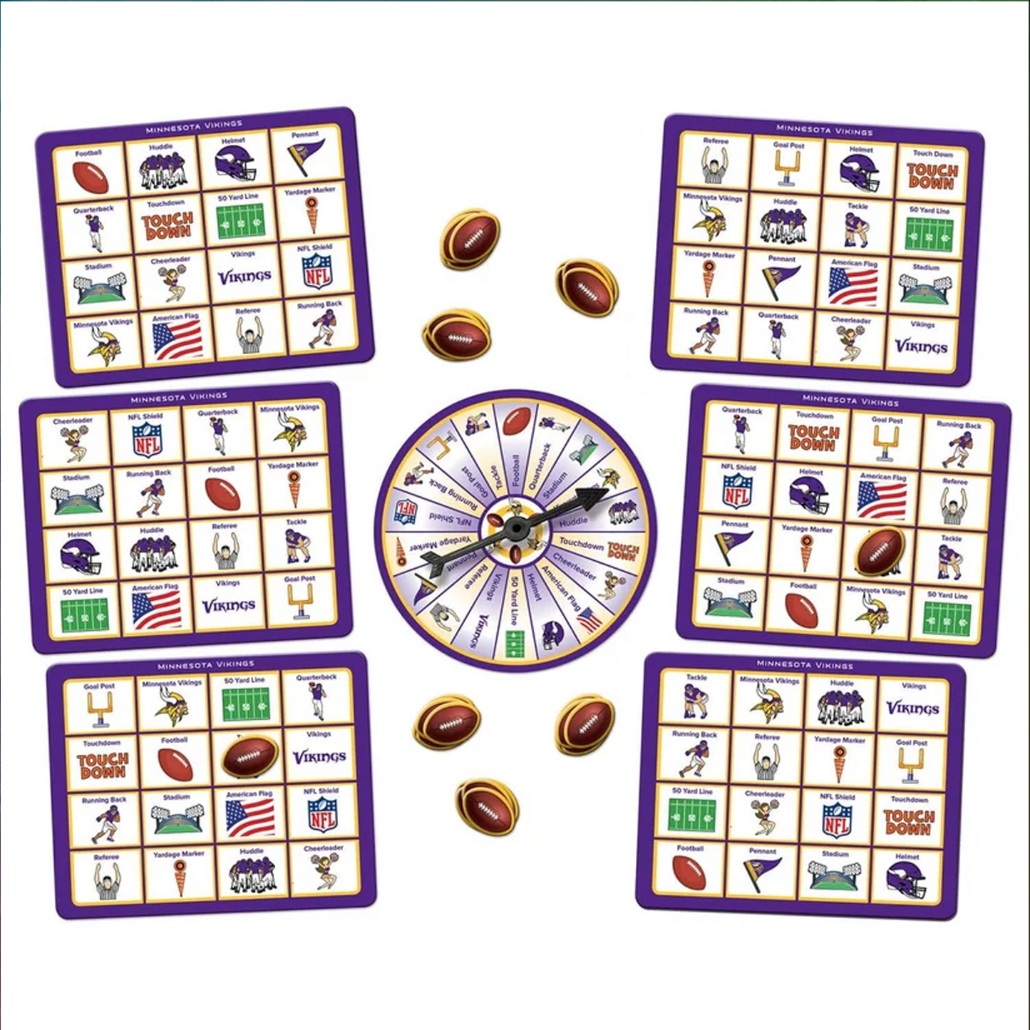 MIN x NFL Bingo Game