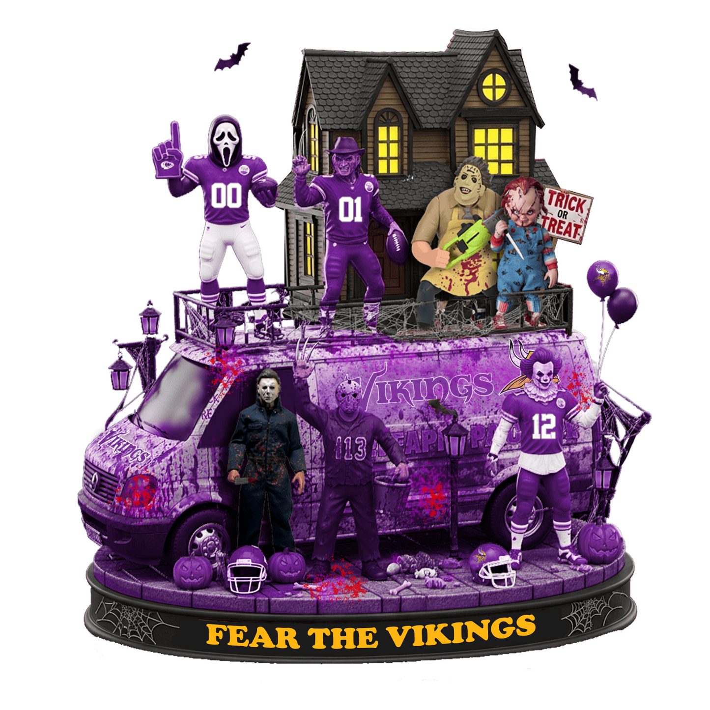 MIN x NFL Halloween Acrylic Plaque