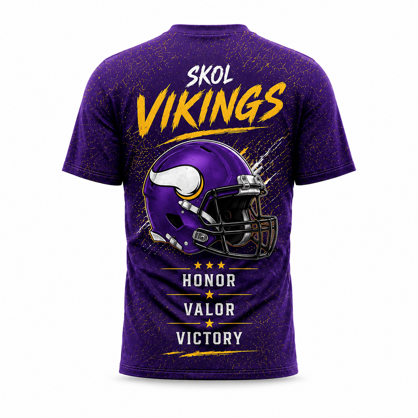 MIN x NFL Premium Skyline Pride Football T-Shirt