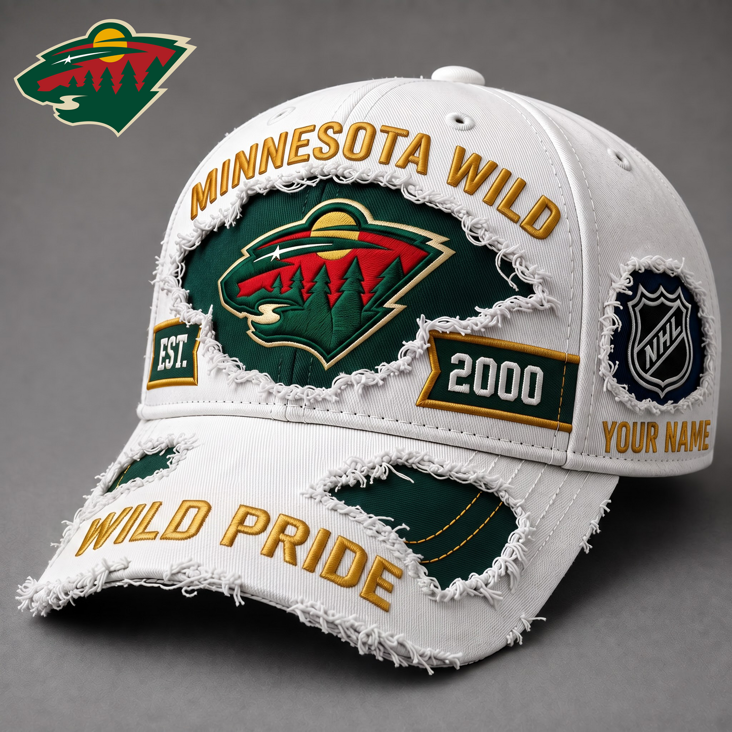 PREMIUM NHL X MW EXCLUSIVE PERSONALIZED CAP FOR GAME DAY
