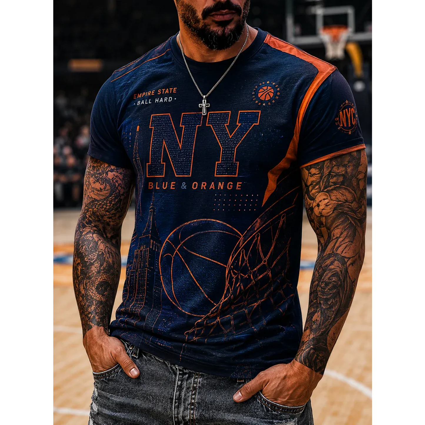 Men's NYK x NBA Basketball 3D Aparael V3 DATND TANTD 020626