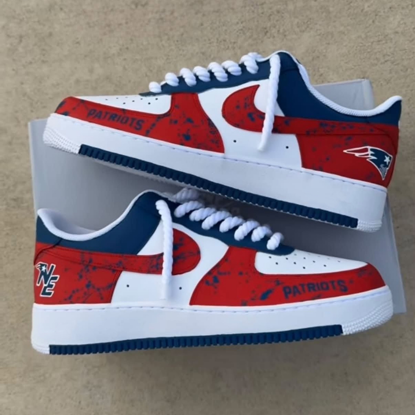 NE x NFL Premium AF1 Shoes